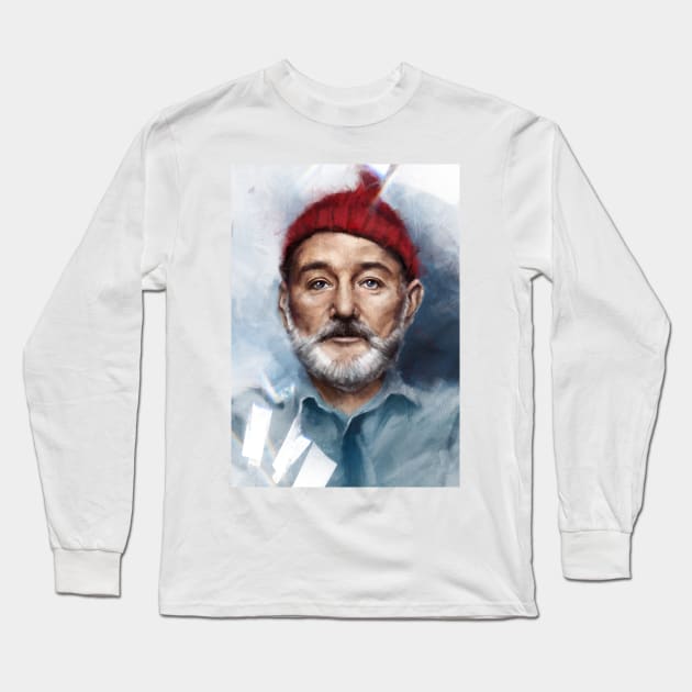 Steve Zissou Long Sleeve T-Shirt by dmitryb1